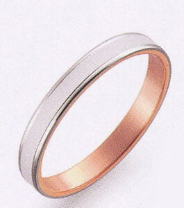 True Love トゥルーラブ (49) K276WP-2 卸直営店 K18WG ホワイトゴールド & K18PG ピンクゴールド マリッジリング 結婚指輪 ペアリング(1本)