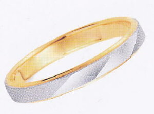 ★【卸直営店のお得な特別割引価格】★ et toi エトワ B031W Pt900/K18YG マリッジリング 結婚指輪 ペアリング (1本)