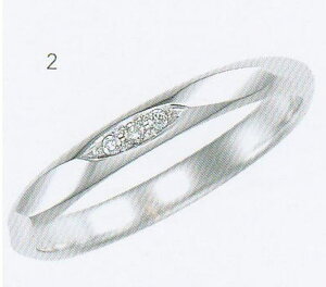 ★【卸直営店のお得な特別割引価格】★ et toi エトワ pr48 Pure Love (Pt950) プラチナ ダイヤ入り マリッジリング 結婚指輪 ペアリング (1本の)