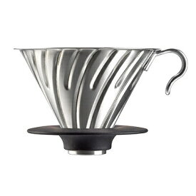 HARIO ハリオ V60メタルドリッパー シルバー VDM-02HSV 1〜4杯用 コーヒードリッパー