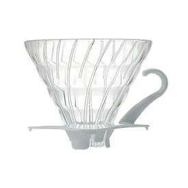 HARIO ハリオ V60耐熱ガラス透過ドリッパー02 VDG-02W VDG-02R VDG-02B 1〜4杯用 コーヒードリッパー