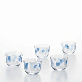 石塚硝子 ISHIZUKA GLASS アデリアグラス ADERIA GLASS 水玉ぐらす冷茶セット S6247 215ml