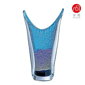 石塚硝子 ISHIZUKA GLASS アデリアグラス ADERIA GLASS 津軽びいどろ 花器 F75207 花瓶