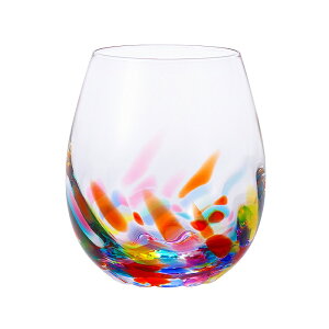 石塚硝子 ISHIZUKA GLASS アデリアグラス ADERIA GLASS 津軽びいどろ ねぶたあかり ロックグラス 350ml iro/彩 F75218 sumi/墨 F75220