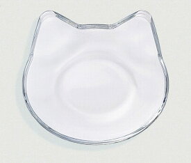 石塚硝子 ISHIZUKA GLASS アデリアグラス ADERIA GLASS 猫豆皿 P6405 猫型ガラス小皿