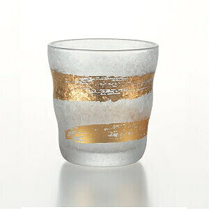 石塚硝子 ISHIZUKA GLASS アデリアグラス ADERIA GLASS プレミアム金一文字ロックグラス 6699 335ml