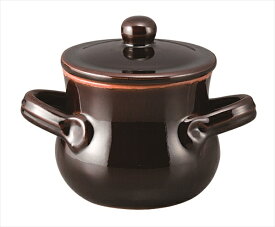 桐井陶器 MODERNO12 BR蓋付スープ鍋 T213-100-13