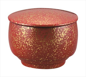 桐井陶器 MODERNO12 太鼓飯器（小）朱金彩 T347-290-9808