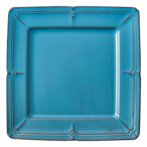 ���t�B�l�@�A���e�B�[�N�u���[�@27�D5cm�X�N�G�A�[�v���[�g 15987061 KOYO HOTEL&RESTAURANT TABLEWARE vol.25