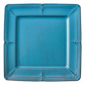 ���t�B�l�@�A���e�B�[�N�u���[�@20cm�X�N�G�A�[�v���[�g 15987064 KOYO HOTEL&RESTAURANT TABLEWARE vol.25