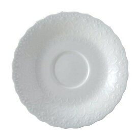NARUMI ナルミ シルキーホワイト スープカップ（ブイヨン）・モーニング兼用ソーサー 16cm 9968-1543P 中皿