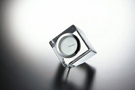 NARUMI ナルミ グラスワークス コフレミニクロック（クリア） 4cm GW1000-11038 置き時計