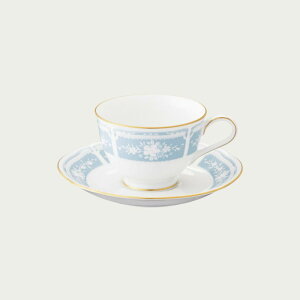 Noritake �m���^�P �J�b�v&�\�[�T�[ ���[�X�E�b�h�S�[���h �u���[ 220cc Y9587A/1507