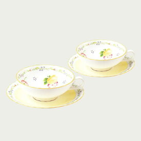 Noritake ノリタケ ジュヌフレール ティー碗皿ペアセット ティーカップ＆ソーサーペア 180ml P58043A/4620 4620L/P58043A