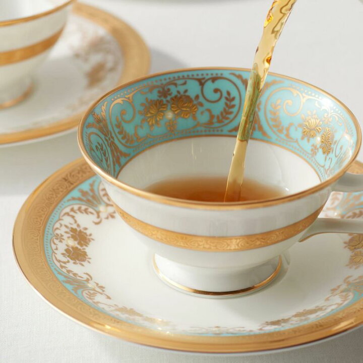 楽天市場】Noritake ノリタケ ジョージアンターコイズ ティー 