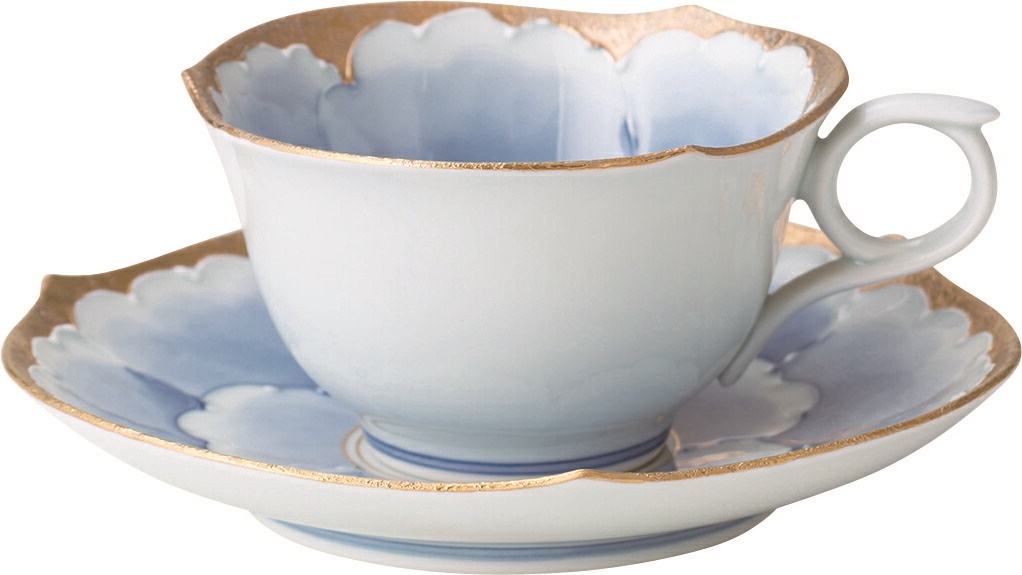 西海陶器 金牡丹 輪花コーヒー碗皿 69688 波佐見焼 | WADA TOKI