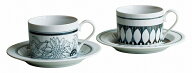 アンティコフラワー ANTICO ペアコーヒー碗皿 AF88-Y07 コーヒーカップ カップ&ソーサー