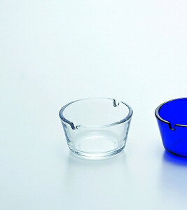 東洋佐々木ガラス フィナール 灰皿 クリア P-05581-JAN ブルー P-05581-DB-JAN