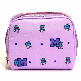 [割引クーポン] レスポートサック BT21 ポーチ レディース LeSportsac SQUARE COSMETIC BT21 MANG