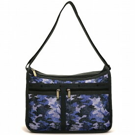 レスポートサック ショルダーバッグ レディース 斜めがけ 大人 LeSportsac DELUXE EVERYDAY BAG CAMO CANVAS INDIGO