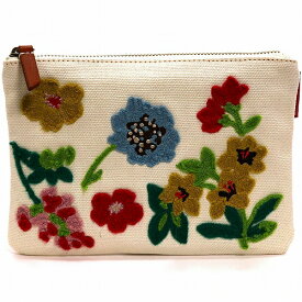 [割引クーポン]キャスキッドソン ポーチ レディース Cath Kidston NOVELTY POUCH TWILIGHT SPRIG