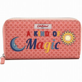 [割引クーポン]キャスキッドソン 長財布 レディース ラウンドファスナー Cath Kidston CONTINENTAL ZIP WALLET SHADOW FLOWERS A KIND OF MAGIC