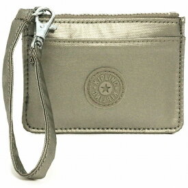 [割引クーポン]Kipling キプリング パスケース CINDY Metallic Pewter Gifting