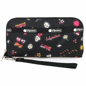 [割引クーポン]LeSportsac レスポートサック ラウンドファスナー 長財布 3462 TECH WALLET WRISTLET E481 STAY TRUE