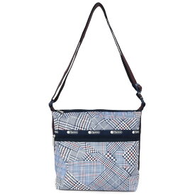 [割引クーポン]レスポートサック ショルダーバッグ 3709 E712 PUZZLED PLAID スモール ホーボー ブルー LeSportsac