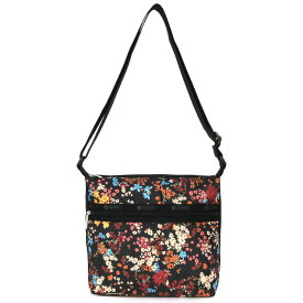 レスポートサック ショルダーバッグ 3709 E716 FLORAL SPICE スモール ホーボー ブラック LeSportsac