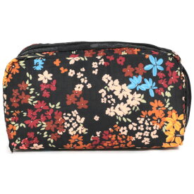 [割引クーポン]レスポートサック ポーチ 6511 E716 FLORAL SPICE レクタングラーコスメティック ブラック LeSportsac