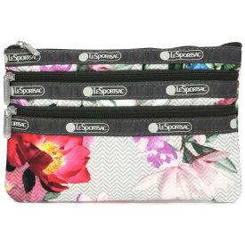 レスポートサック ポーチ 7158 E776 PHOTO BLOOMS 3ZIP コスメティック クリーム LeSportsac