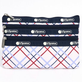 レスポートサック ポーチ レディース LeSportsac 7158 3 ZIP COSMETIC E839 MODERN TATTERSALL