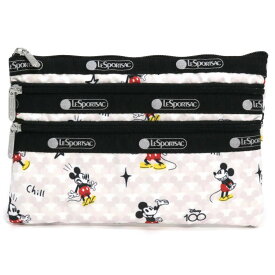 レスポートサック ポーチ レディース LeSportsac 7158 3 ZIP COSMETIC L134 DISNEY 100 MICKEY