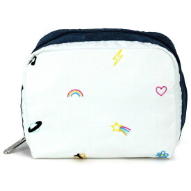 [割引クーポン]LeSportsac レスポートサック ポーチ 6701 SQUARE COSMETIC E885 DAYDREAM EMBROIDERY