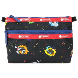 [割引クーポン]LeSportsac レスポートサック ポーチ 7105 COSMETIC CLUTCH L087 LOONEY BLOW OUT