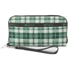 レスポートサック 長財布 レディース ラウンドファスナー LeSportsac 3462 TECH WALLET WRISTLET U291 AUTUMN GREEN CHECK