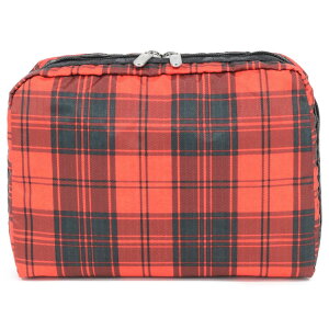 X|[gTbN |[` fB[X LeSportsac 7121 EXTRA LARGE RECTANGULAR COSMETIC E944 RED TARTAN
