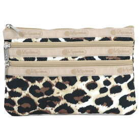 レスポートサック ポーチ レディース LeSportsac 7158 3 ZIP COSMETIC U299 FLAXEN LEOPARD