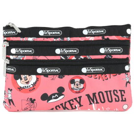 LeSportsac レスポートサック ポーチ 7158 3 ZIP COSMETIC L183 DISNEY100 MICKEY MOUSE