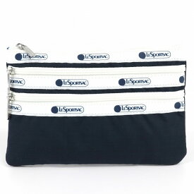 LeSportsac レスポートサック ポーチ 7158 3 ZIP COSMETIC C466 SPECTATOR DEEP BLUE