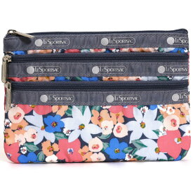 LeSportsac レスポートサック ポーチ 7158 3 ZIP COSMETIC F666 SUNNY ISLE FLORAL