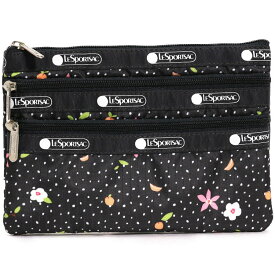 LeSportsac レスポートサック ポーチ 7158 3 ZIP COSMETIC F670 FRUITY PETALS