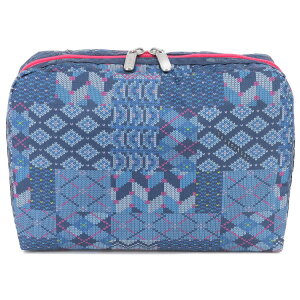 [X[p[SALE ΏۃZ[ 12/3 20:00 - 12/11 1:59] LeSportsac X|[gTbN |[` 7121 EXTRA LARGE RECTANGULAR COSMETIC E949 PATCHWORK KNIT