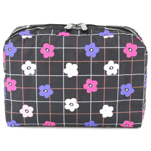 [X[p[SALE ΏۃZ[ 12/3 20:00 - 12/11 1:59] LeSportsac X|[gTbN |[` 7121 EXTRA LARGE RECTANGULAR COSMETIC HA75 FLORAL PLAID