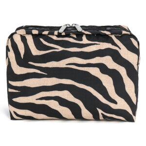 LeSportsac X|[gTbN |[` 7121 EXTRA LARGE RECTANGULAR COSMETIC HC94 RAFFIA ZEBRA