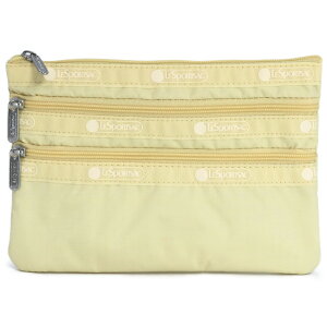 LeSportsac X|[gTbN |[` 7158 3 ZIP COSMETIC RA11 Lemon Meringue
