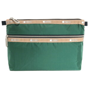 LeSportsac X|[gTbN |[` 2261 CLASSIC 2 ZIP POUCH LC73 PW LUSH MEADOW C1