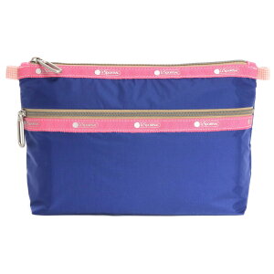 LeSportsac X|[gTbN |[` 2261 CLASSIC 2 ZIP POUCH LC75 PW DAZZLING BLUE C1