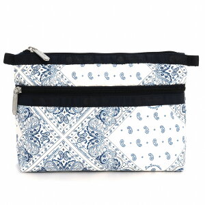 LeSportsac X|[gTbN |[` 7105 COSMETIC CLUTCH HC91 Bandanna Breeze